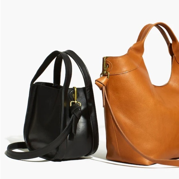 NWT Madewell The Sydney Leather Crossbody Bag True Black - Picture 8 of 14